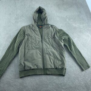 Bass Outdoor XL Full Zip Hoodie Sweater In Deep Lichen NWT 0301